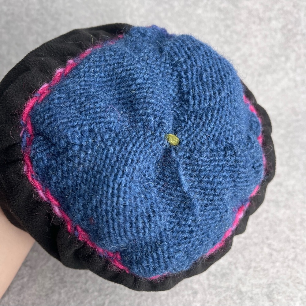 Lost Horizons 100% Wool Beanie Ear Flap Hat Fair Trade Nepal Artisan Hand Knit - Picture 7 of 11